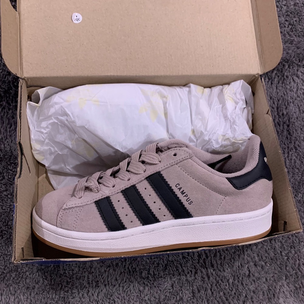 Adidas Campus 00s J Kids Grey Black Gum HP3661 Sneakers Size 5.5Y